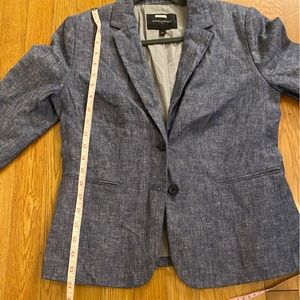 banana republic fitted blazer